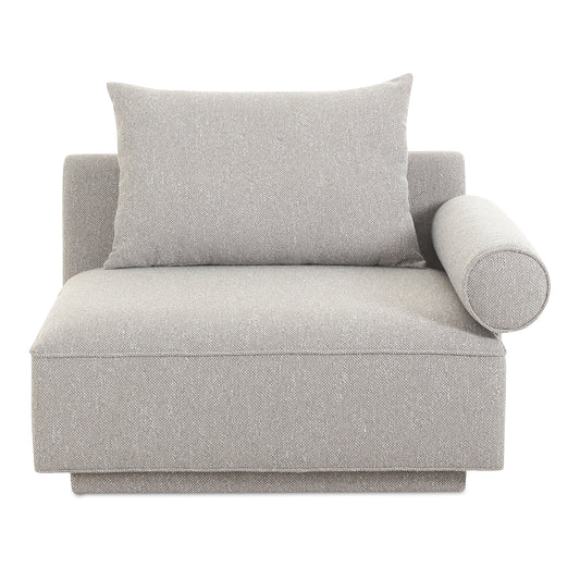 Rosello Right Arm Facing Chair Light Grey