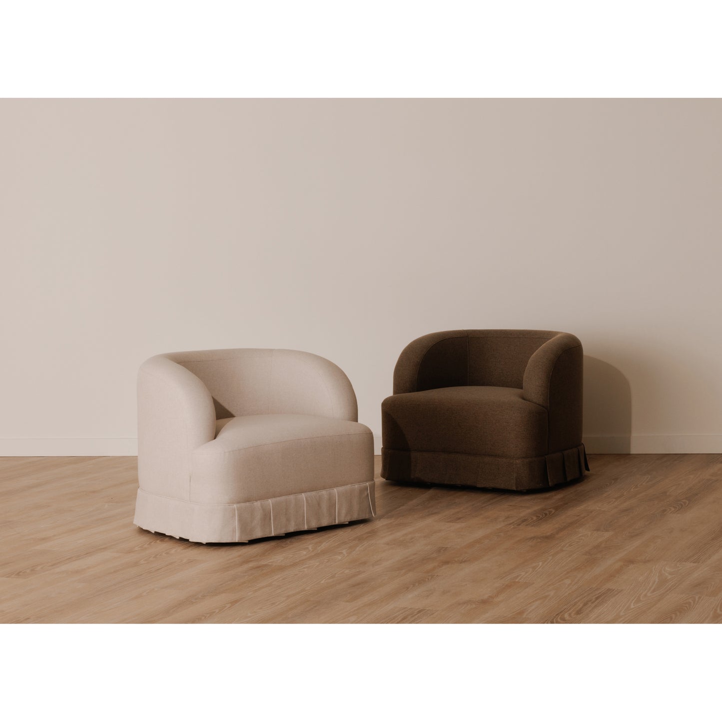 Maren Swivel Chair Brown