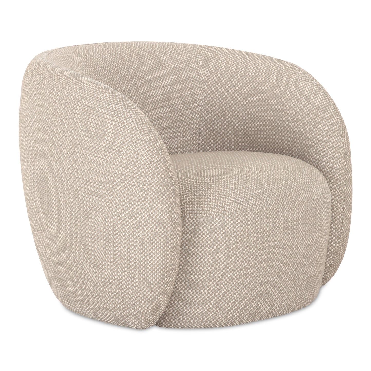 Rae Outdoor Accent Chair Beige Check