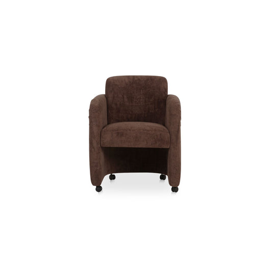 Mesto Rolling Dining Chair Dark Brown