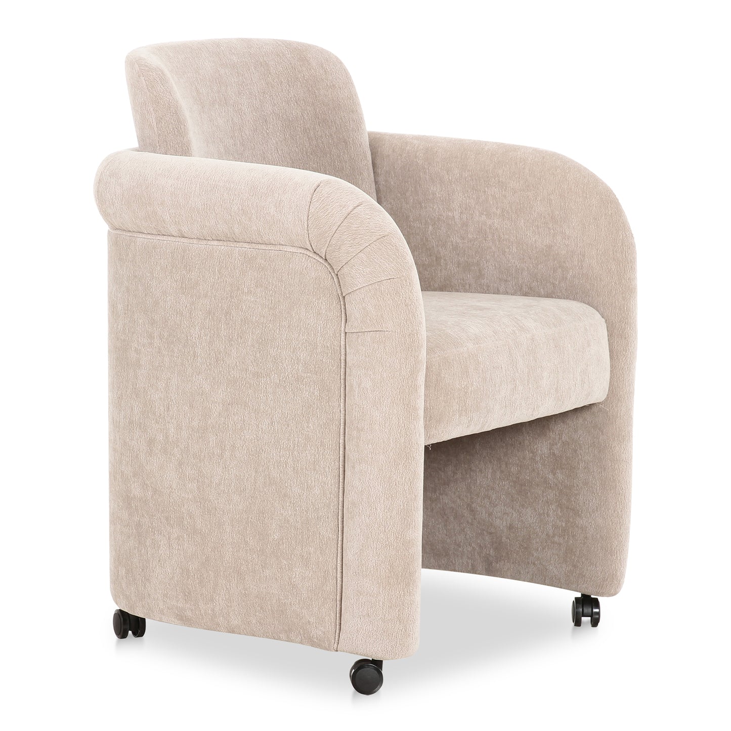 Mesto Rolling Dining Chair Taupe