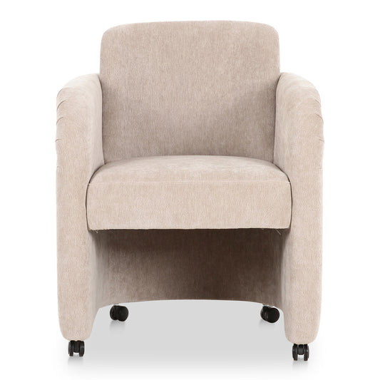 Mesto Rolling Dining Chair Taupe