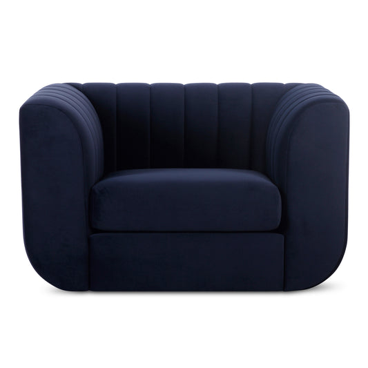 Rosy Lounge Chair Deep Blue