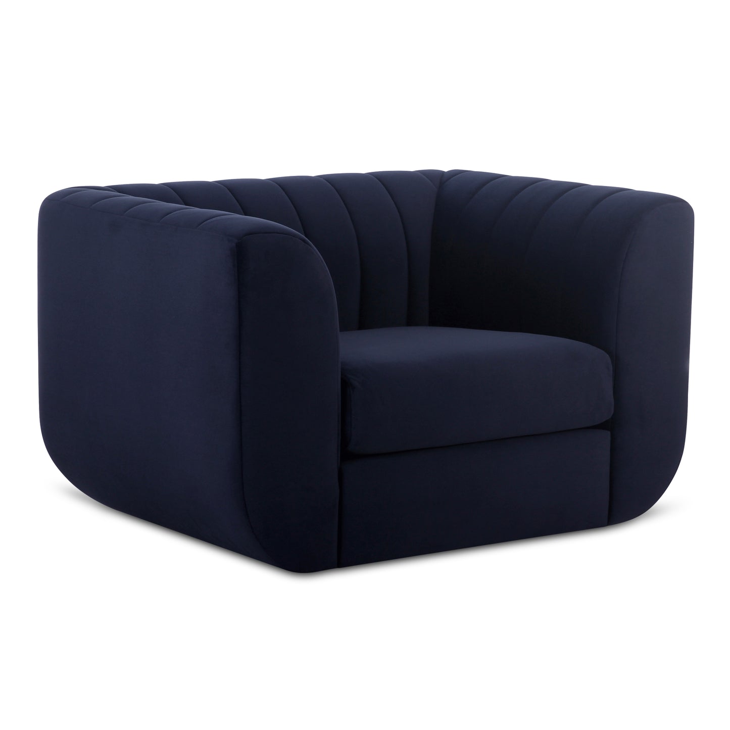 Rosy Lounge Chair Deep Blue