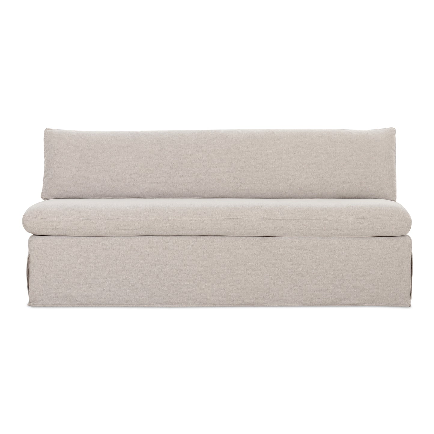 Fable Slipcover Dining Bench Beige