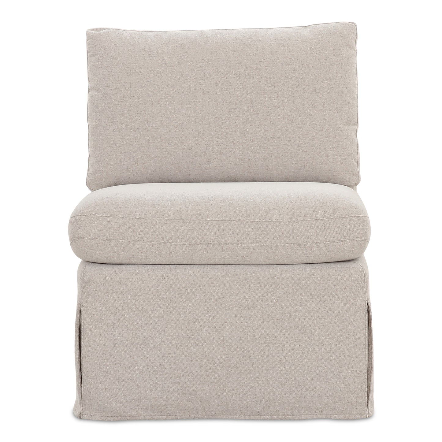 Fable Slipcover Dining Slipper Chair Beige