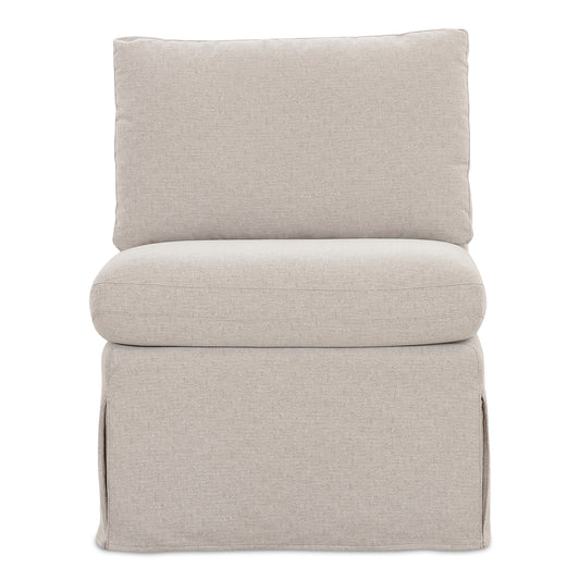 Fable Slipcover Dining Slipper Chair Beige