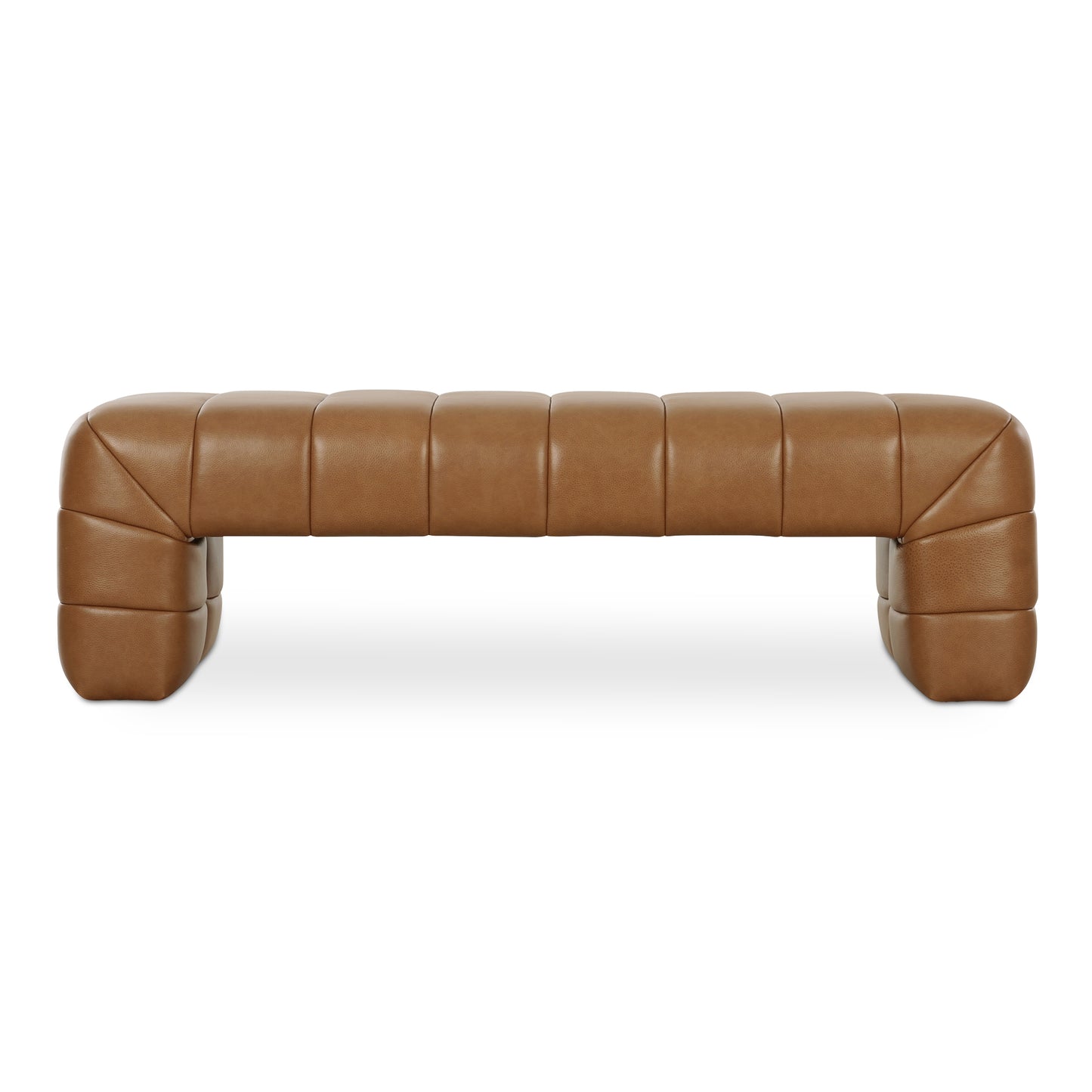 Verity Bench Tan Leather