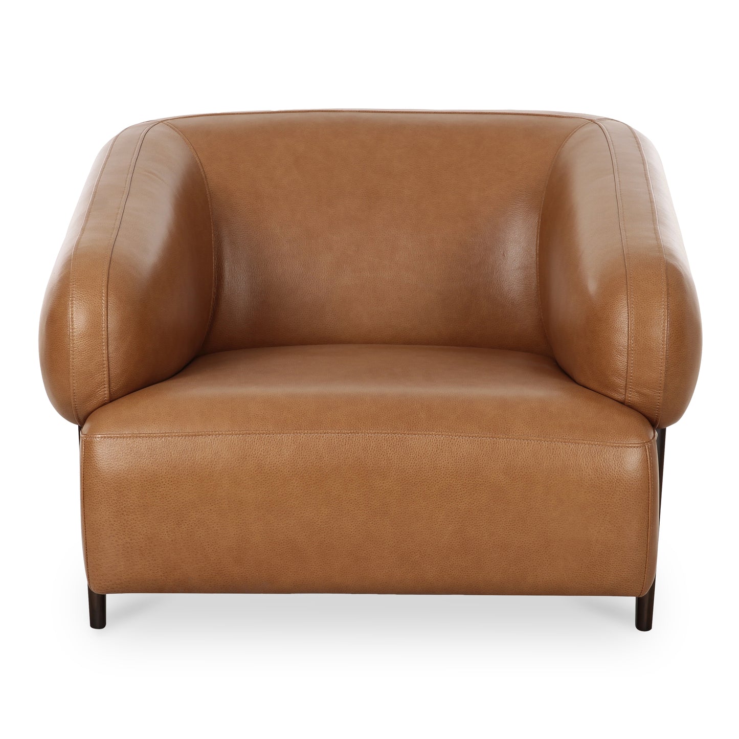 Devlin Lounge Chair Tan Leather