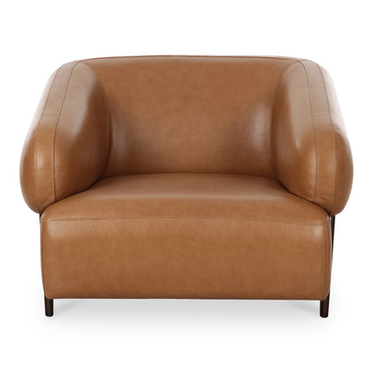 Devlin Lounge Chair Tan Leather