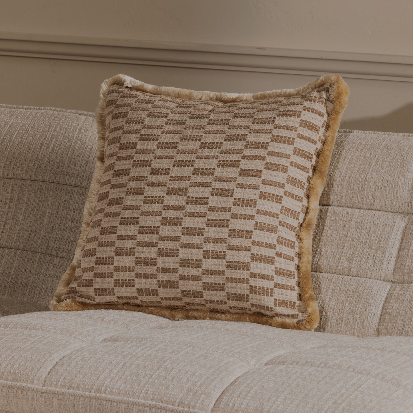 Leone Cushion Taupe