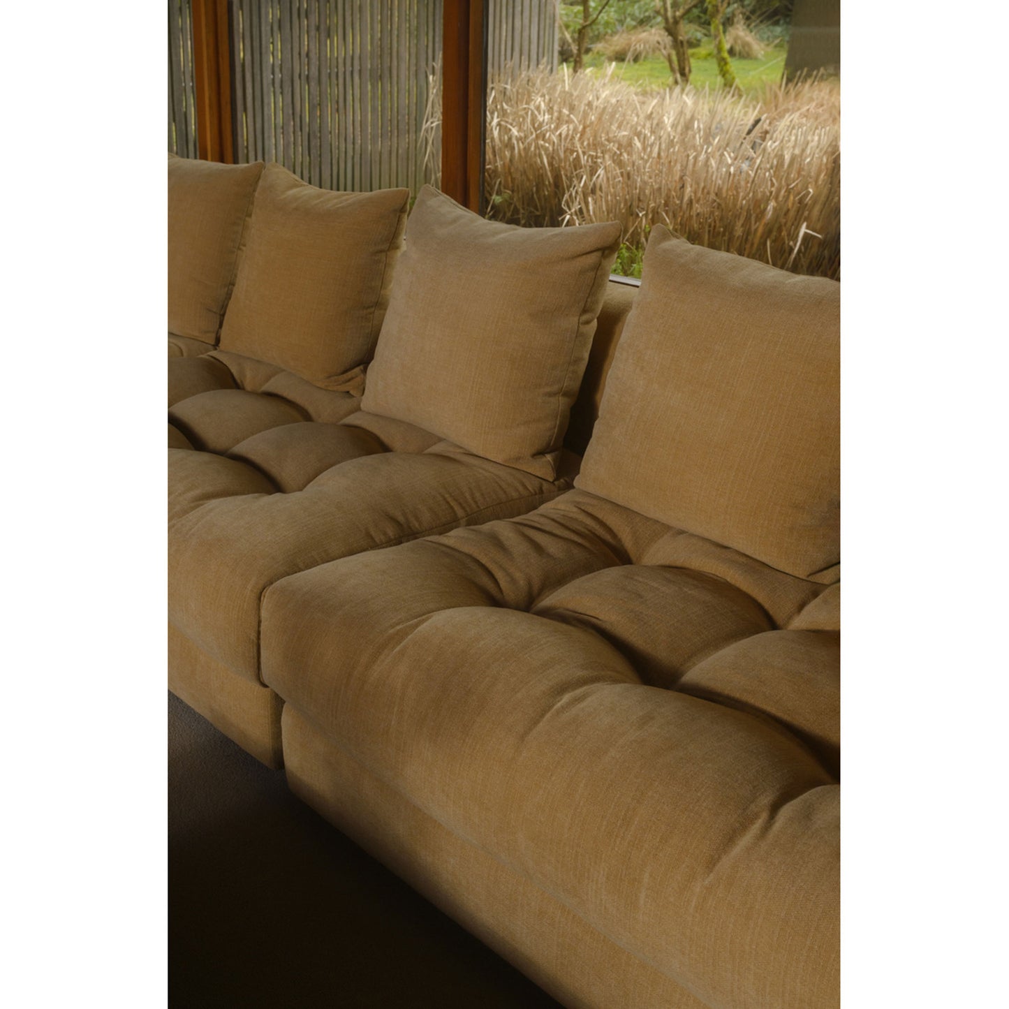 Davie Right Arm Facing Chair Golden Yellow