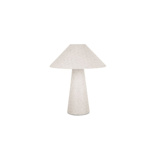 Nori Table Lamp Flecked White