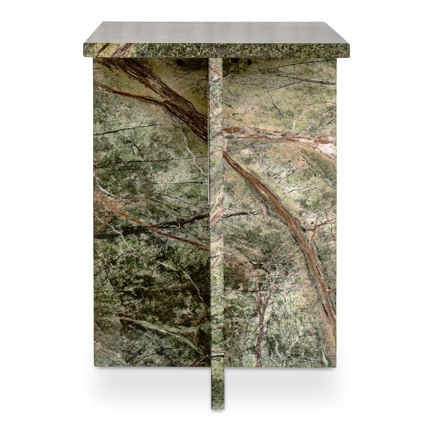 Blair Accent Table Rainforest Green Marble