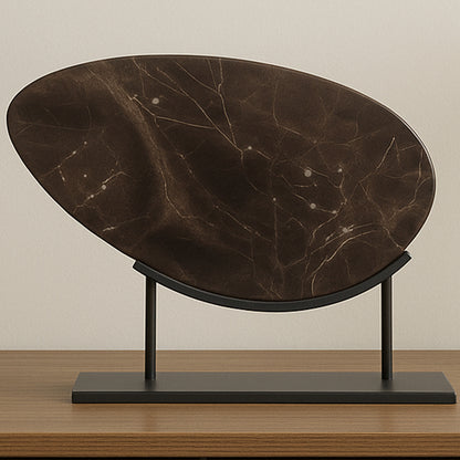 Galen Sculpture Saint Laurent Brown Marble