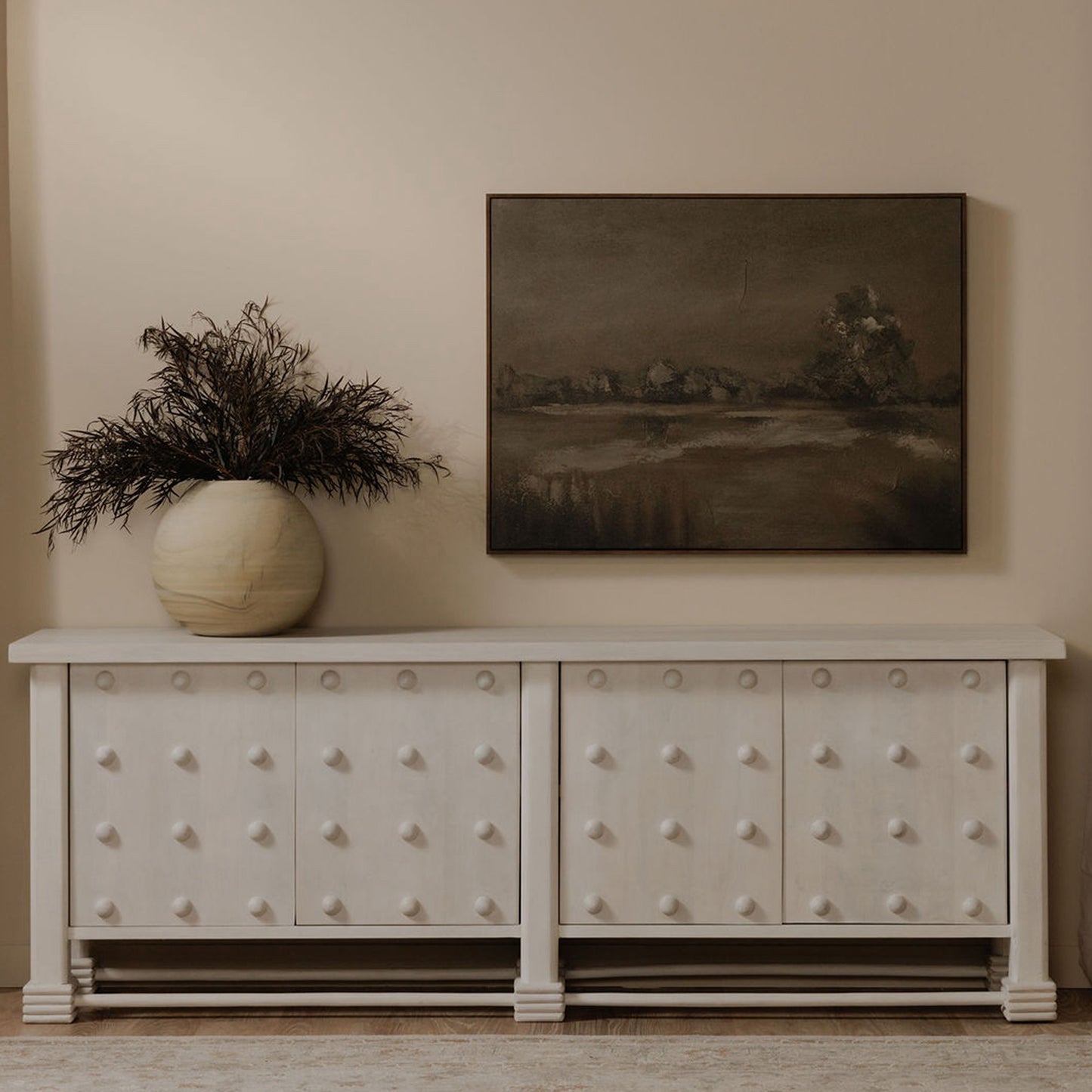 Clement Sideboard Whitewashed