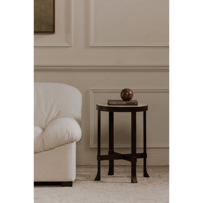 Holli Side Table White Marble