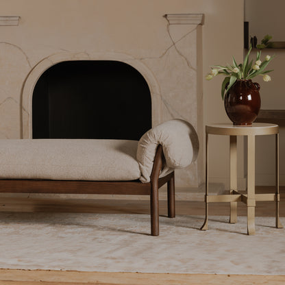 Holli Side Table Travertine