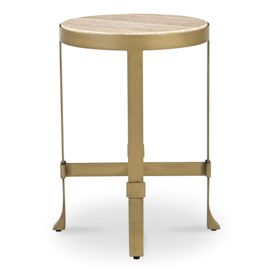 Holli Side Table Travertine