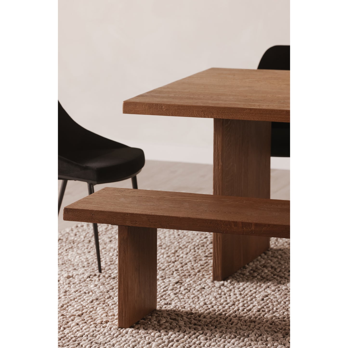 Koshi Bench Sandblasted Amber Oak