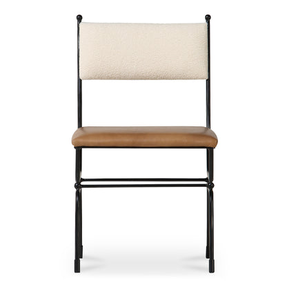 Posta Dining Chair Brown Leather