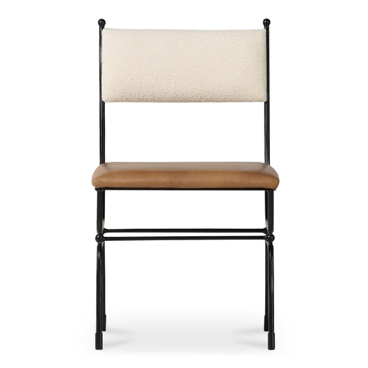 Posta Dining Chair Brown Leather