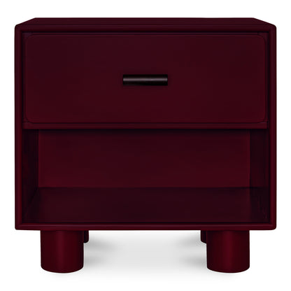 Jolene Nightstand Deep Red