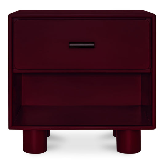 Jolene Nightstand Deep Red