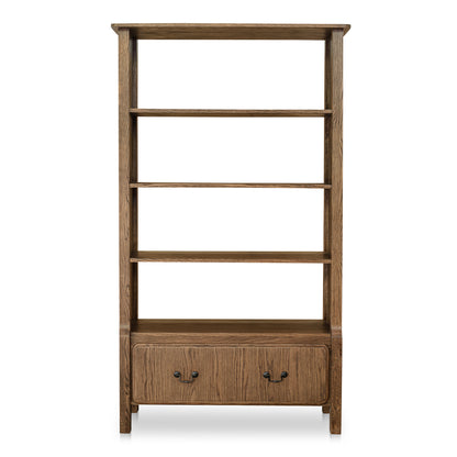 Caroline Bookcase Warm Brown