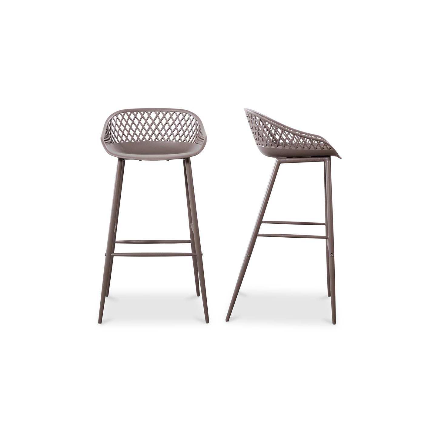 Piazza Outdoor Barstool Grey - Set Of Two