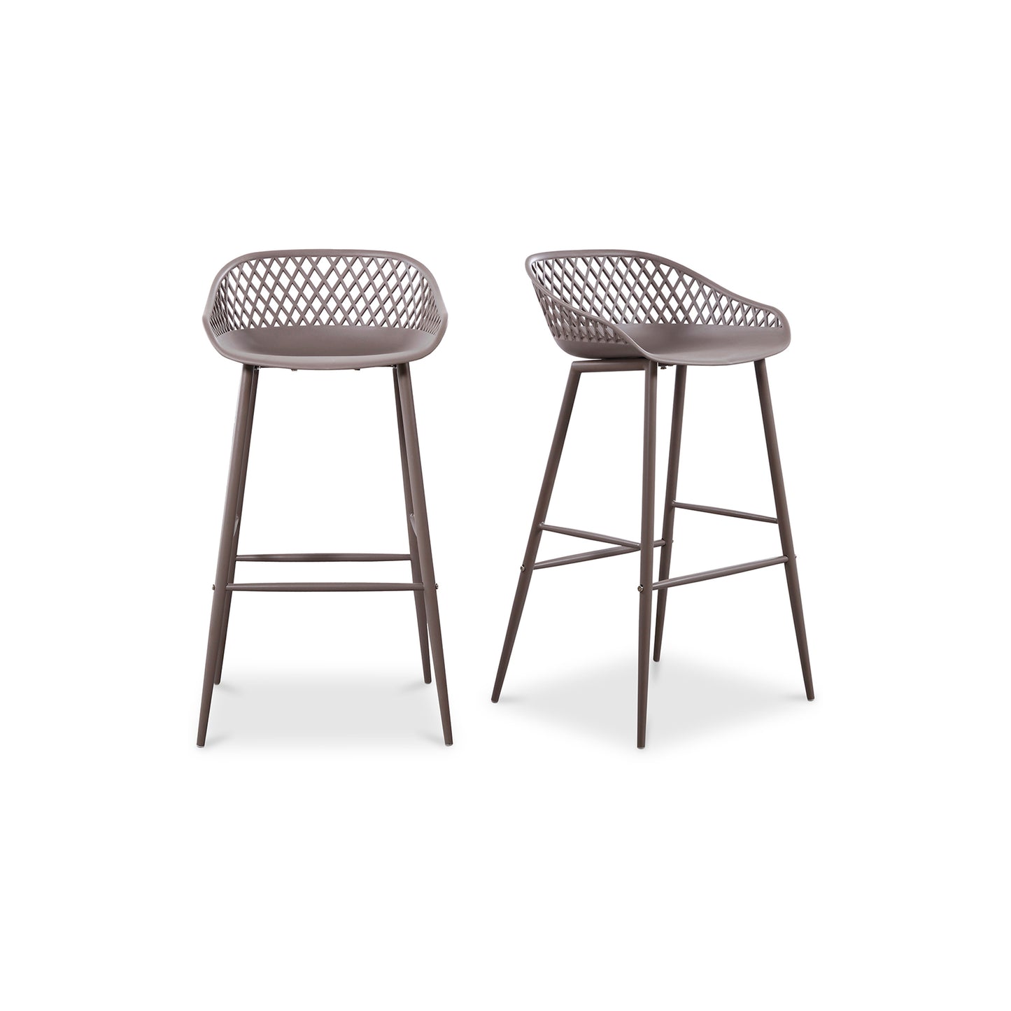 Piazza Outdoor Barstool Grey - Set Of Two