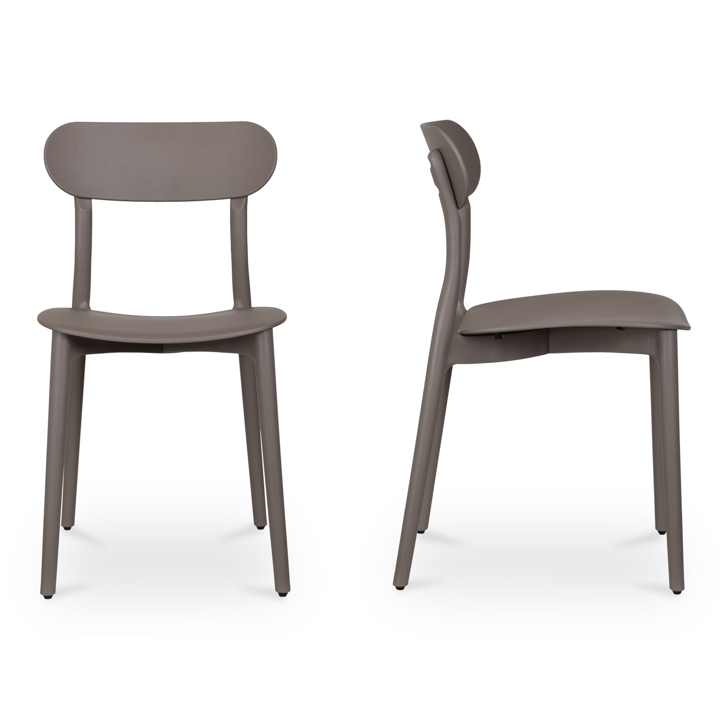 Kent Outdoor Dining Chair Taupe - Set Of Two