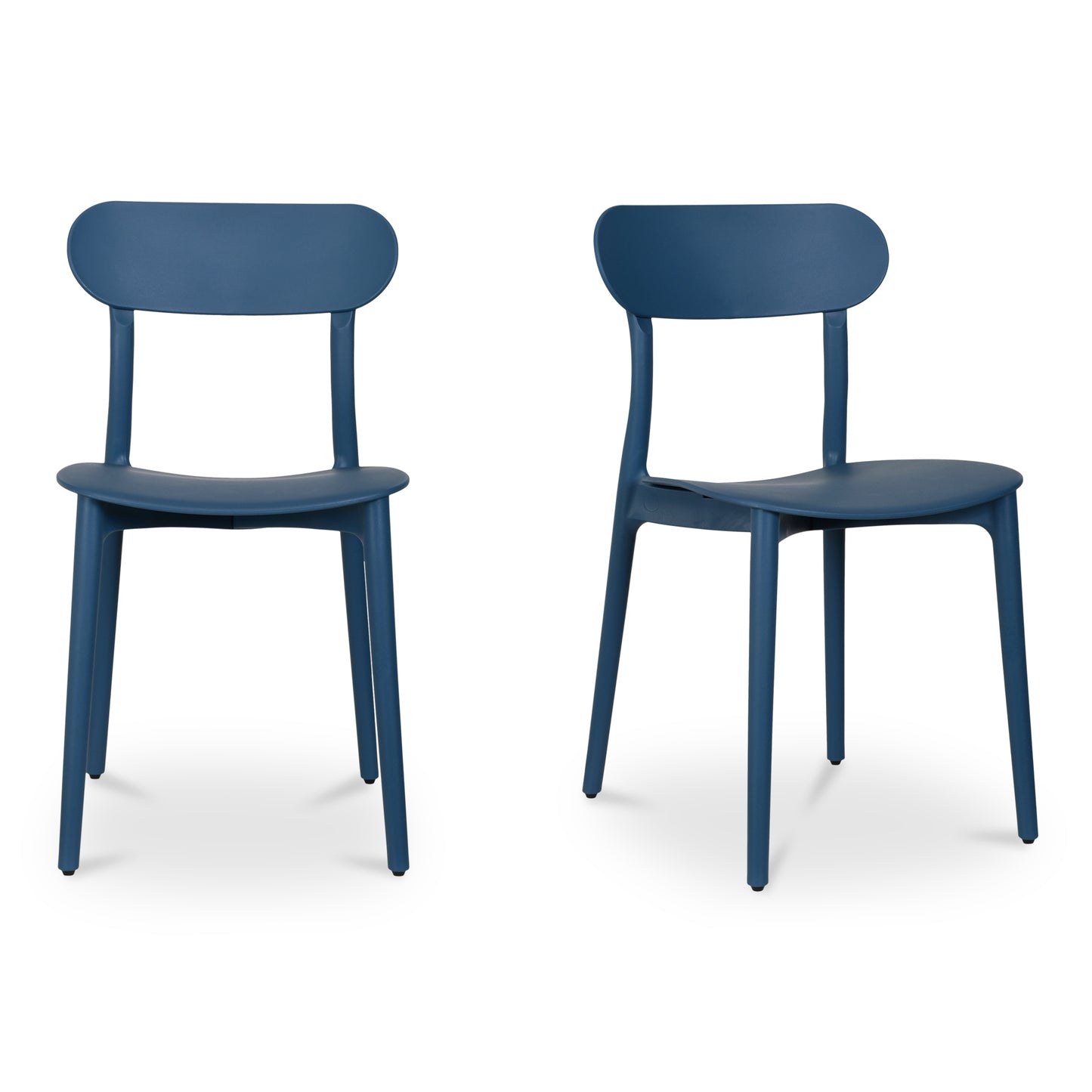 Kent Outdoor Dining Chair Navy - Set Of Two