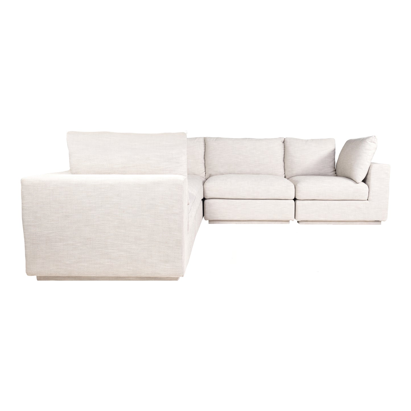 Justin Classic L-Shaped Modular Sectional Taupe