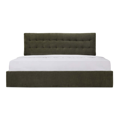 Sebastion Queen Storage Bed Green