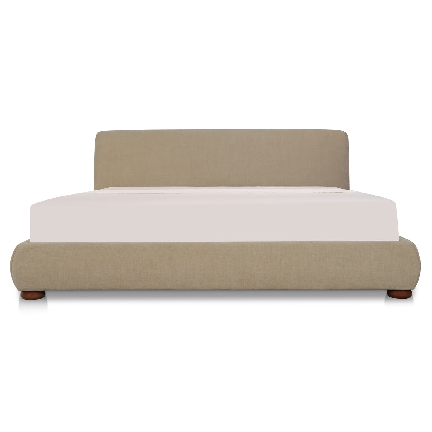 Beau Queen Storage Bed Warm Beige