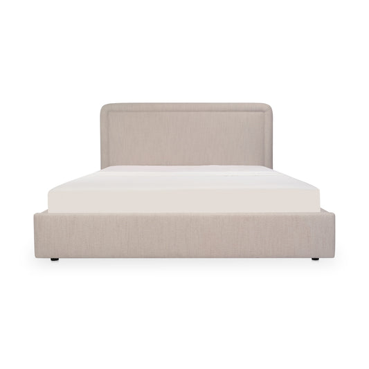 Simon King Storage Bed Flecked Beige