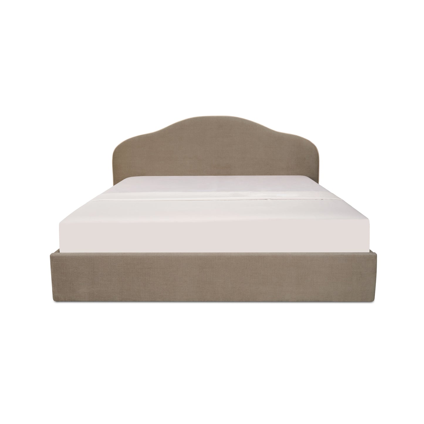 Maggie Queen Storage Bed Taupe