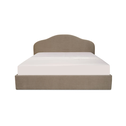 Maggie Queen Storage Bed Taupe