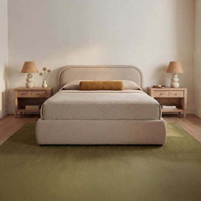 Colin King Storage Bed Light Brown