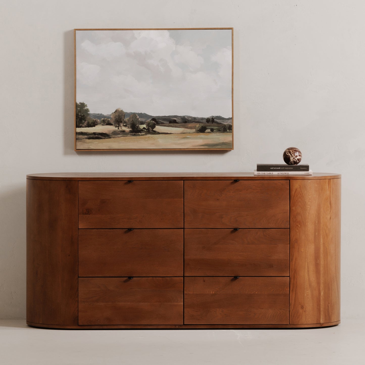 Theo 6 Drawer Dresser Brown