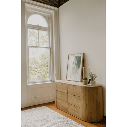 Theo 6 Drawer Dresser Natural