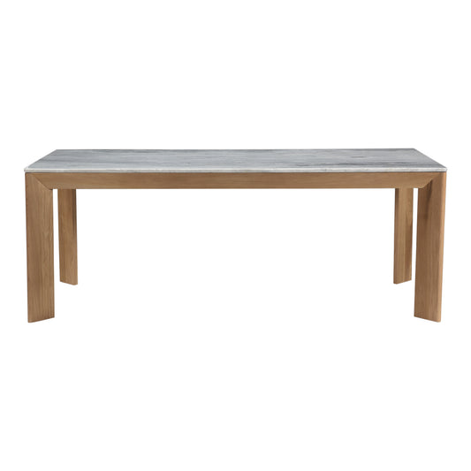 Angle Marble Dining Table Rectangular Large