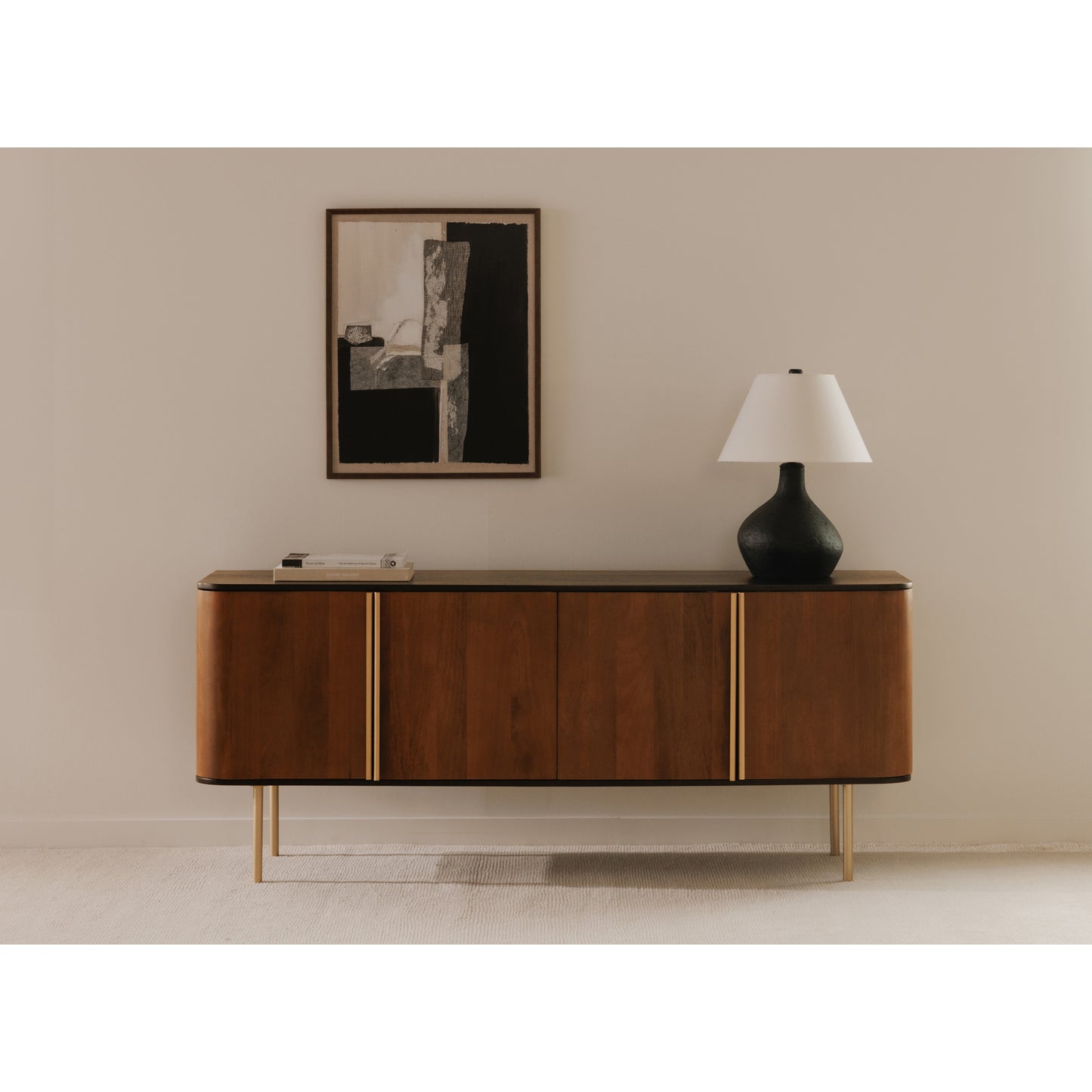 Dionne 4 Door Sideboard Brass