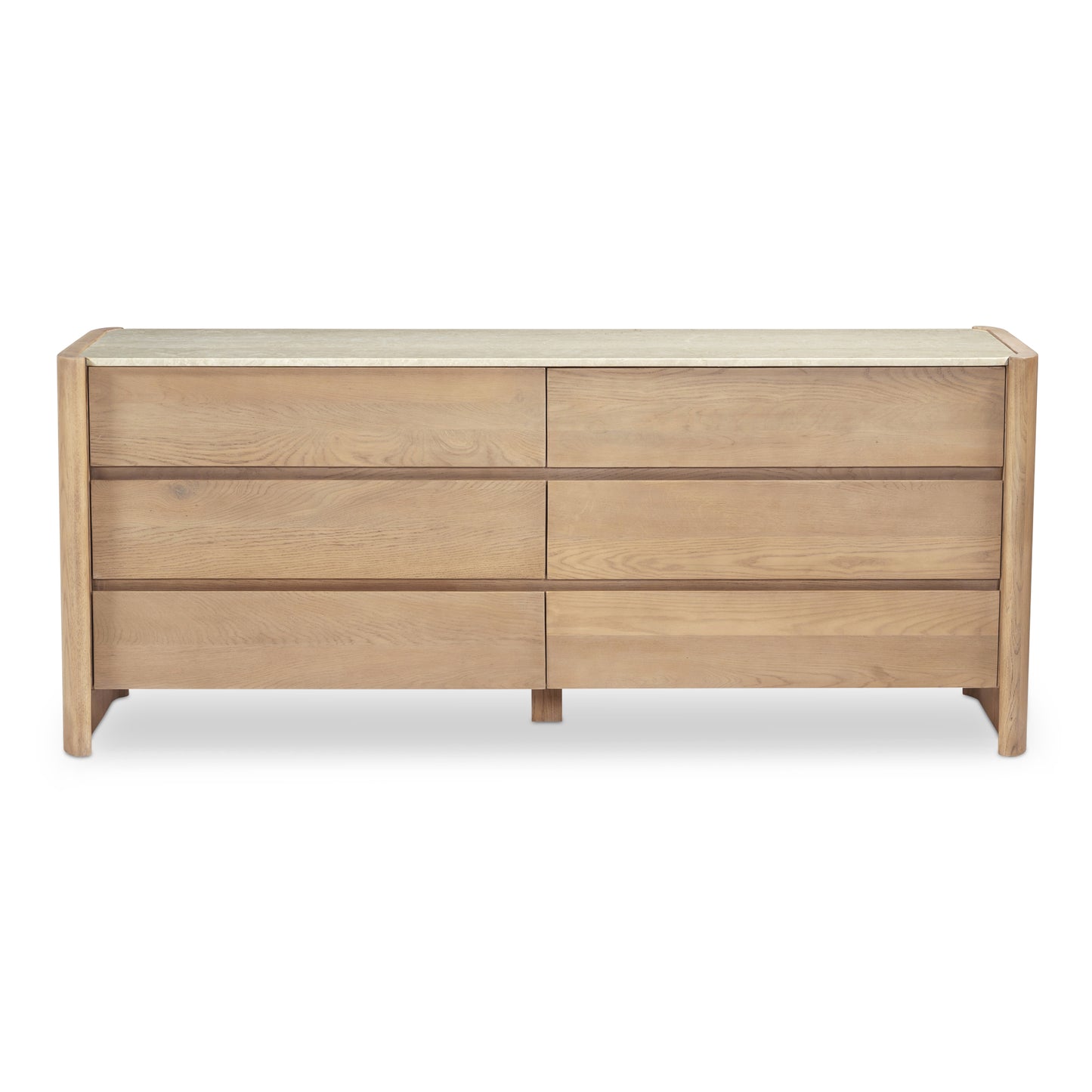 Lane 6 Drawer Dresser Natural