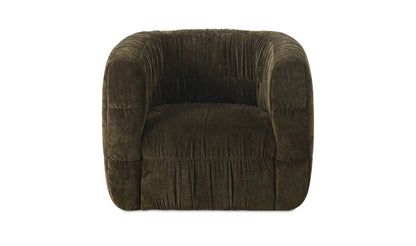 Robson Swivel Chair Dark Green