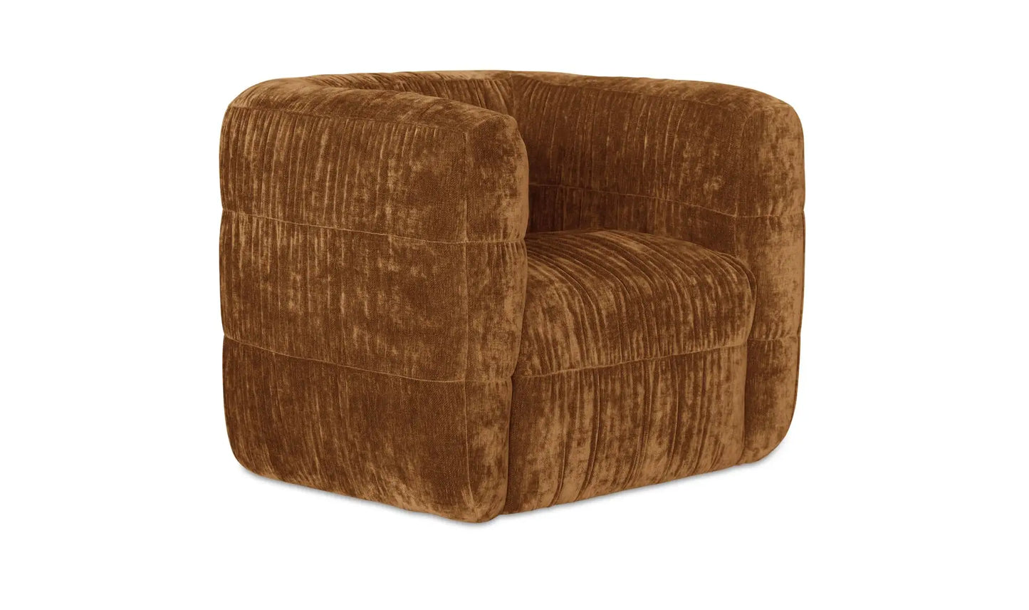 Robson Swivel Chair Toffee