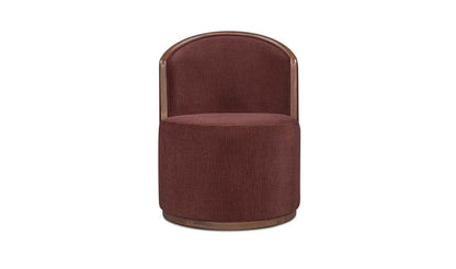 Rossi Swivel Dining Chair Berry