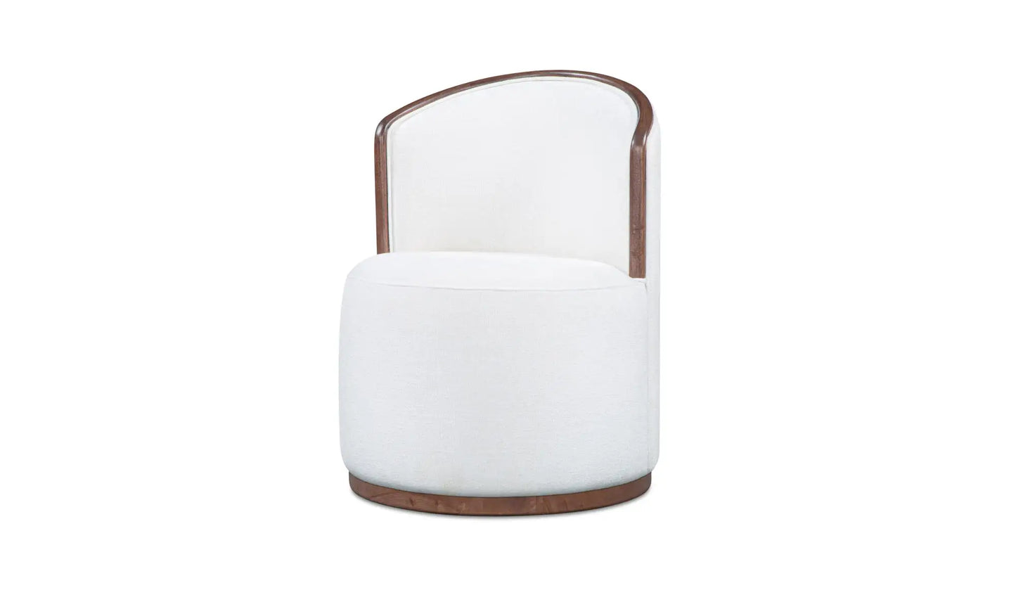 Rossi Swivel Dining Chair Cream