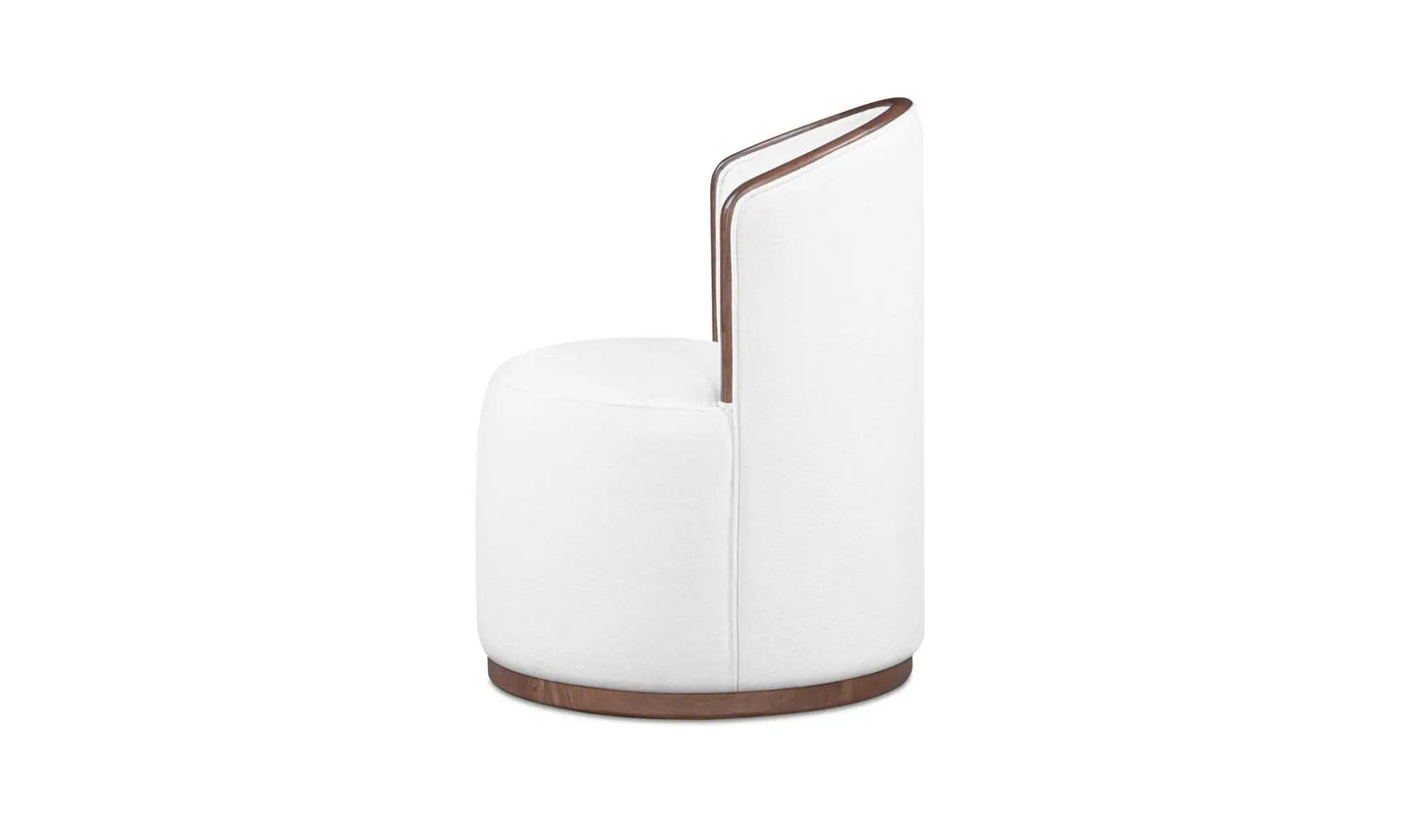 Rossi Swivel Dining Chair Cream
